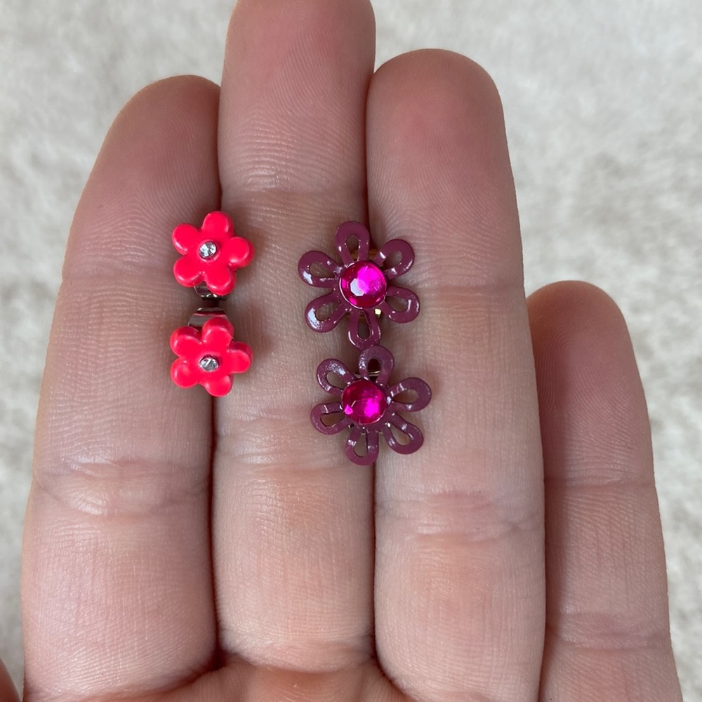 Silver earrings